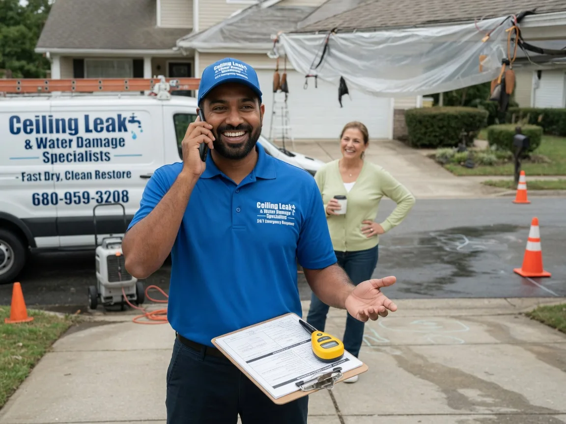 Ceiling Leak Cleanup Trenton, KY FAQs